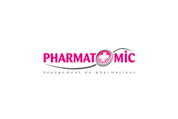 logo du groupement de pharmacies "Pharmatomic"